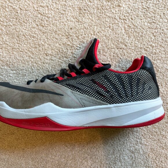 Nike Zoom Run The One James Harden Men's Basketball Shoes Size 9 Gray Black - Picture 7 of 10